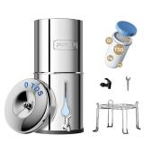 Purewell 0 TDS 7-Stage Gravity Water Filter System with Water Level Window, Certified to Reduce TDS, Lead, Total PFAS (Forever Chemicals), Mercury, and Chlorine, Retail $135