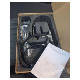 KENES Single Hole Bathroom Faucet with Pull Out Sprayer, Brushed Nickel Single Handle Pull Down Bathroom Faucets, Vanity Faucet with Pop Up Drain & Deck Plate, LJ-9055A - Retail: $69