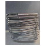 Forum 10 3 Compartment Black Deep Square Base Container - 40 ct