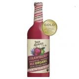 Tres Agaves Organic Strawberry Margarita Real Strawberry Puree, Agave Nectar & Lime Juice, Non-GMO, Gluten-Free, Vegan Cocktail Mixer 750ml Bottle (12 Pack) - Retail: $172