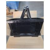 20 Pcs Bulk Shopping Baskets with Handles, 20 L Plastic Grocery Basket 16.9