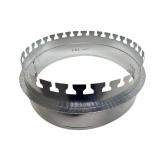 F&L Indutries 16 inch Duct Board Collar in 28 Gauge Galvanized Steel, Tab Collar for R4, R6 and R8 Ductboard Insulation Compatible With All Ductboard Thicknesses - Retail: $25