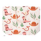 Rope Handle Printed Tote Bag 20.5in x 15in