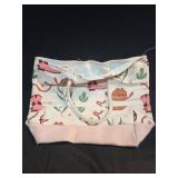 Rope Handle Printed Tote Bag 20.5in x 15in