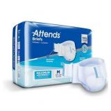 Attends Adult Incontinence Brief M Heavy Absorbency Contoured  DDA20  Heavy to Severe  24 Ct - Retail: $46