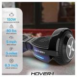 Retails for $116! Hover-1 Dash Self Balancing Scooter with 5 mph Max Speed, Dual 75W Motors, 6.3 Tires, 3 Mile Range, and LED Lights Smart Balance Wheel