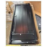 Retails for $100! Folding Metal Storage Cabinet with Lock,2 Doors and 2 Adjustable Shelves,Quick Assembly Foldable Steel Cabinet for Office Home Garage,Black