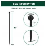 FXW Dog Playpen Replacement Stakes, Only Fit Rollick/Instant Dog Playpen, 9PCS, 40 inch