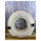 AquaSense Portable Raised Toilet Seat, White, 4"