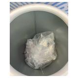 SAMEAT Heated Towel Warmers for Bathroom - Large Towel Warmer Bucket, Wood Handle, Auto Shut Off, Fits Up to Two 40"X70" Oversized Towels, White