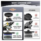 3-Ton Scissor Jack Kit for BMW & MINI with Rubber Jack Pads, Car Spare Tire Repair Tool Kit for BMW with Scissor Jack, Tire Changing Tools for BMW with Telescoping Lug Wrench (17/19/21/23mm)