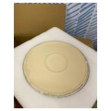 SQOWL Ceramic Flower Pots - 10 Inch Plant Pot Indoor with Drainage Hole and Saucer, Modern Ceramic Planter Outdoor, Decorative Large Round Planter, Bedroom Decor, Plant Lovers Gifts, Gray