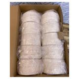 1000 Count 12 oz Paper Bowls, Disposable Compostable Bowls Bulk, Heavy Duty Biodegradable Bagasse Bowl for Snacks, Soup, and Salads, White