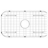 Sink Protector Grid 26-1/16" x 14-1/16",Centered Drain with Corner Radius 3-1/2", Stainless Steel Material(Centered Drain)