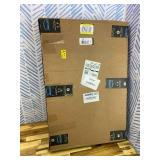 Sink Protector Grid 26-1/16" x 14-1/16",Centered Drain with Corner Radius 3-1/2", Stainless Steel Material(Centered Drain)