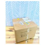 SQOWL Ceramic Flower Pots - 10 Inch Plant Pot Indoor, Ceramic Planter with Drainage Hole and Saucer, Round Decorative Large Planter Outdoor, Home Decor Living Room, Gifts for Plant Lovers, Red