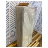 Upholstered Wall Mounted Headboard for Twin in Light Grey, Peel and Stick Wall Padding Panel Terry Cloth, 4 Panels Sized 9.84" x 23.62"