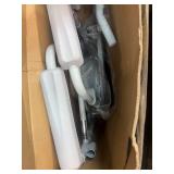 Retails for $170! Aliseniors Heavy Duty Bedside Commode, 500lbs Extra-Wide Bariatric Commode Chair for Adults & Seniors, Portable Toilet Seat with Arms, Adjustable Potty Chair Bucket with Lid, Tool-Fr