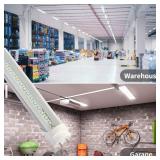 TSEXES 2FT T8 LED Tube Light,12W(30W Equivalent),Type A+B Plug & Play or Ballast Bypass,1560LM,Led Replacement F20T10 T20T12 Flourescent Tube,5000K, Dual Ended Power, Clear Cover(4-Pack)