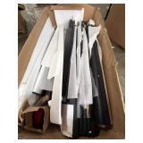 Retails for $190! BORNOON Pantry Organizers and Storage Cabinet, 70 Barn Door White Kitchen Cabinet with Drawers and Adjustable Shelf, Tall Pantry for Kitchen, Dining Room, Living Room Bedroom