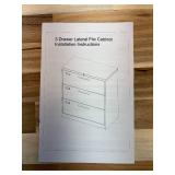 Tamliy 3-Drawer Mobile Vertical Filling Cabinet