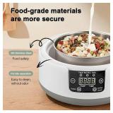 MEDAMOC Yogurt Maker with Temperature Control, Adjustable Time Homemade Probiotic Yogurt Maker Machine