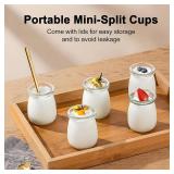 MEDAMOC Yogurt Maker with Temperature Control, Adjustable Time Homemade Probiotic Yogurt Maker Machine