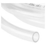 Eastrans Clear Vinyl Tubing Flexible PVC Tubing, Hybrid PVC Hose, Lightweight Plastic Tube, by 3/4 Inch ID, 5ft Length, UV Chemical Resistant