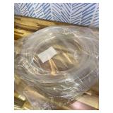 Eastrans Clear Vinyl Tubing Flexible PVC Tubing, Hybrid PVC Hose, Lightweight Plastic Tube, by 3/4 Inch ID, 5ft Length, UV Chemical Resistant