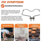 UPGRADED WP308180 W10308477 Oven Bake Element Replacement for Whirlpool Oven Heating Element WP308180 by Beaquicy - Suitable for Kenmore,Whirlpool ovens RF366PXXN2,FEP310EN0,RF365PXYN0,RF327PXVW,etc.