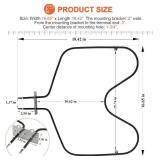 UPGRADED WP308180 W10308477 Oven Bake Element Replacement for Whirlpool Oven Heating Element WP308180 by Beaquicy - Suitable for Kenmore,Whirlpool ovens RF366PXXN2,FEP310EN0,RF365PXYN0,RF327PXVW,etc.