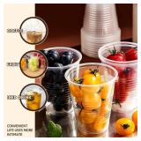 YEEHAW 9 oz Plastic Cups, 2000 Pack - Clear Disposable Drinking Water Cups for Cold Beverages, Ideal for Party