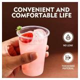 YEEHAW 9 oz Plastic Cups, 2000 Pack - Clear Disposable Drinking Water Cups for Cold Beverages, Ideal for Party