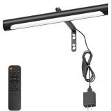 Coinmit 4W Picture Light Plug in, 12" Adjustable LED Art Light with Remote Control, Dimmable Wall Light for Picture Display Dartboard Art Work (Black)