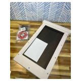 PETCOMING Dog Door 3 Flap, Plastic Dog Door for Wall, Large Doggy Door, Dogie Door for Interior & Exterior Walls, Magnetic Flaps, Insulation Flap, Closing Panel, Pet Door for Pets Up to 110lbs(Large)