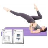 Hatha Yoga Extra Thick TPE Yoga Mat - 72"x 32" Thickness 1/2 Inch -Eco Friendly SGS Certified - With High Density Anti-Tear Exercise Bolster For Home Gym Travel & Floor Outside