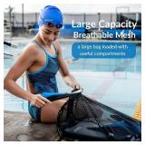 Sporti Swimming Equipment Bags, Mesh Drawstring Backpack,Swim Bag for Swimmers,Mesh Backpack for Beach