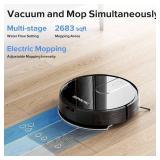 Retails for $110! ROPVACNIC Robot Vacuum Cleaner Robot Vacuum and Mop Combo with 4000Pa Suction, Personalized Cleaning Adjustments, Self-Charging Robotic Vacuum Cleaner, Advanced Obstacle Avoidance