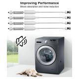 Upgraded 4902FA1665W Washer Suspension Rod Kit Fit for LG Kenmore Washing Machine WT5001CW WT5101HV WT5101HW 79629002010 79629272000 Replace AJK72909308 4902EA1002F, 4Pcs