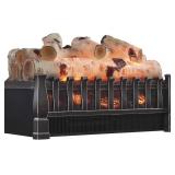 Retails for $110! duraflame 20.5-inch Electric Log Set Heater with Remote Control