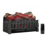 Retails for $110! duraflame 20.5-inch Electric Log Set Heater with Remote Control