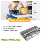 WP8562043 8531233 Universal Dishwasher Silverware Basket Replacement for Whirlpool Kitchenaid Dishwasher Utensil Basket - Replaces Kitchenaid Dishwasher Basket W10190415 8531288 8562043 by Techecook