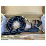 Selkie Pressure Washer Gun with 26" Hose, 16" Extension Wand, 5 Nozzle Tips, M22 15mm & M22 14mm Fittings, 4000 PSI