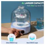 Retails for $117! LET S Resin Upgraded Resin Bubble Remover, Eliminate 99% Bubble in 5-9 Minutes, 99Kpa with Digital Display Bigger Capacity, Auto Vent, Timer for Epoxy Resin Casting, Resin Art Crafts