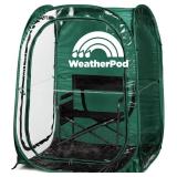 Retails for $120! WeatherPod The Original Shark Tank MyPod 1-2 Person Pop-Up Pod - Stay Warm, Dry, and Out of The Sun - Weather Pod for Sports, Rain, or Wind
