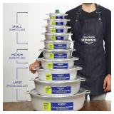 Universal (Professional Large) Caldero 32 Cups - 11.6 QT / 11 L, Stainless Aluminum Pot, Even Heat Distribution and Fast Cooking Dutch Oven Pot, Ergonomic Handles, Ideal for Rice, and French Fries