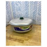 Universal (Professional Large) Caldero 32 Cups - 11.6 QT / 11 L, Stainless Aluminum Pot, Even Heat Distribution and Fast Cooking Dutch Oven Pot, Ergonomic Handles, Ideal for Rice, and French Fries