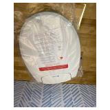 Brondell Bidet Toilet Seat Non-Electric Swash Seat, Fits Round Toilets, White Dual Nozzle System, Ambient Water Temperature Bidet with Easy Installation