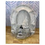 Brondell Bidet Toilet Seat Non-Electric Swash Seat, Fits Round Toilets, White Dual Nozzle System, Ambient Water Temperature Bidet with Easy Installation