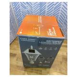 Gama Sonic Baytown II Bulb White Outdoor Solar Light, Single Post Light with 3 Mounting Options, 3in. Fitter for Lamp Posts, Flat Mount for Column and Wall Mount, Resin (105B233)